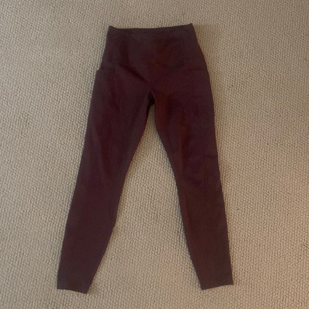 Maroon 90 Degree By Reflex leggings Size S